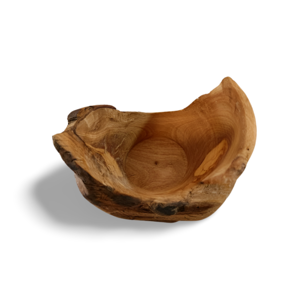 Distinctive Olive Wood Bowl - Image 3