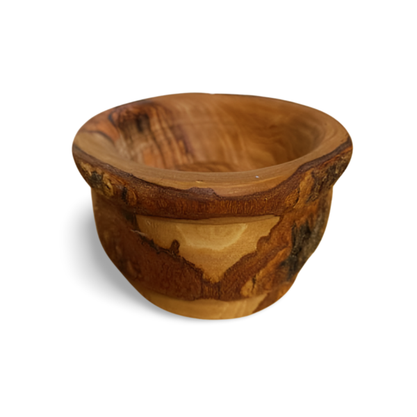 Chunky Olive Wood Bowl - Image 2