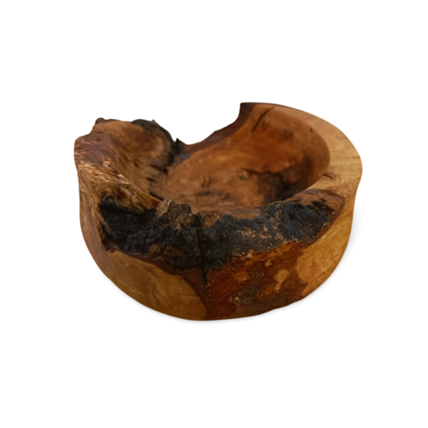 Irregular Edged Olive Wood Bowl – Rustic and Unique - Image 2