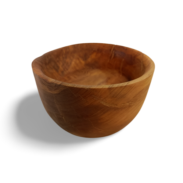 Medium to Large Olive Wood Bowl for Fruit or Salads - Image 2