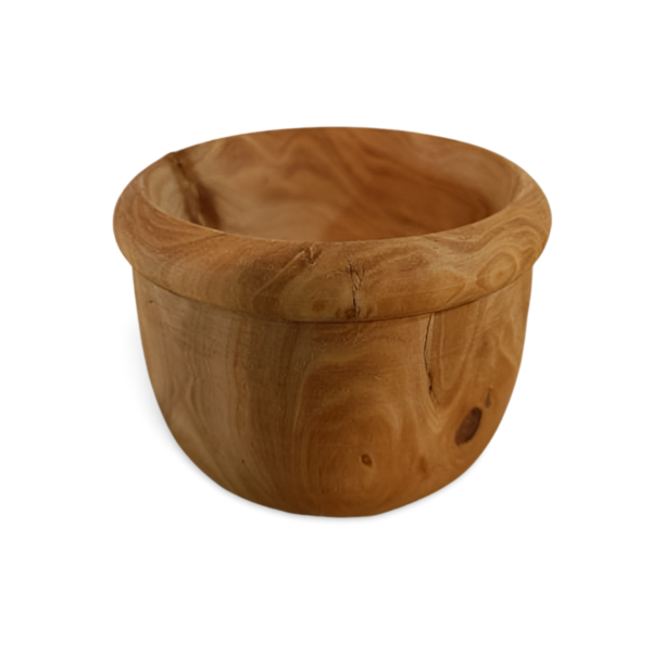 Mediteranean Olive Wood Bowl - Image 2