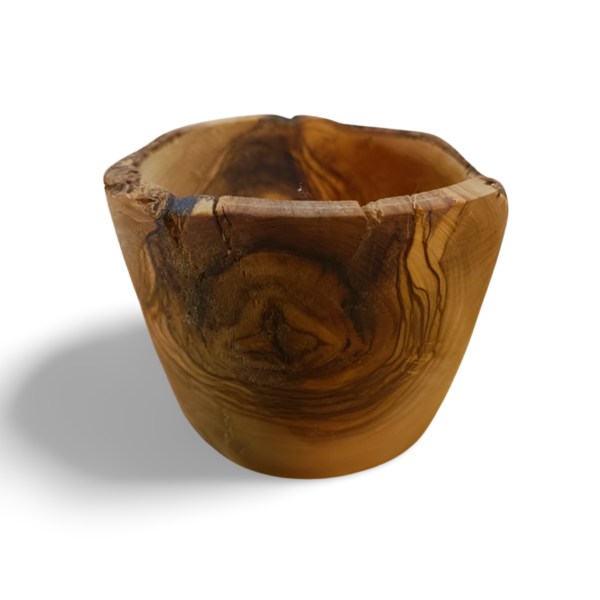 Medium Olive Wood Bowl With Striking Grain - Image 2