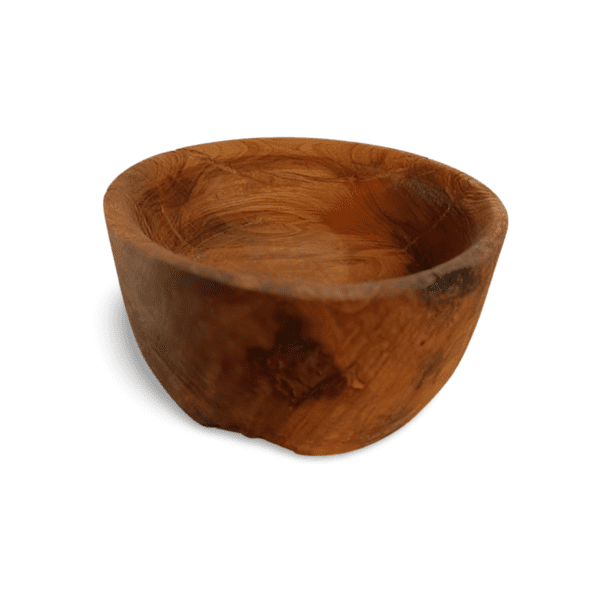 medium to large olive wood bowl for serving fruit or salad