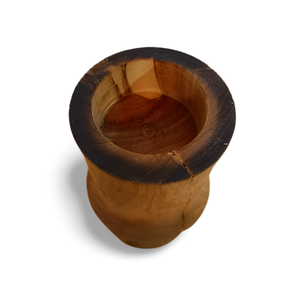 Olive Wood Candlestick, Simple and Timeless - Image 3