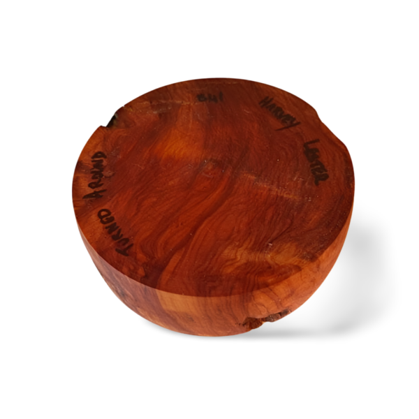 Medium-Sized Olive Wood Bowl With Branch Inclusions