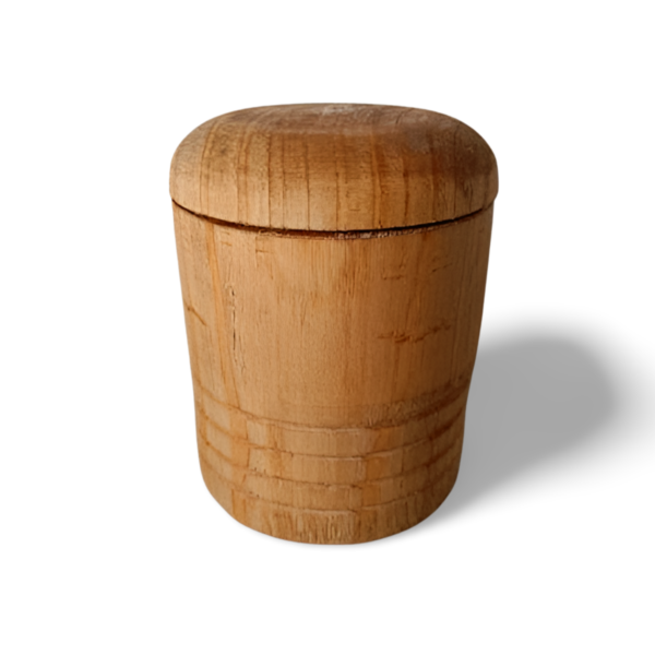 Pine storage pot/trinket box with lid