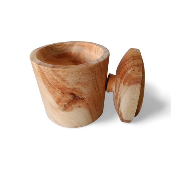 Pinewood Pot with Matching Grain